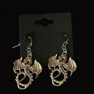 Handmade Dragon Earrings